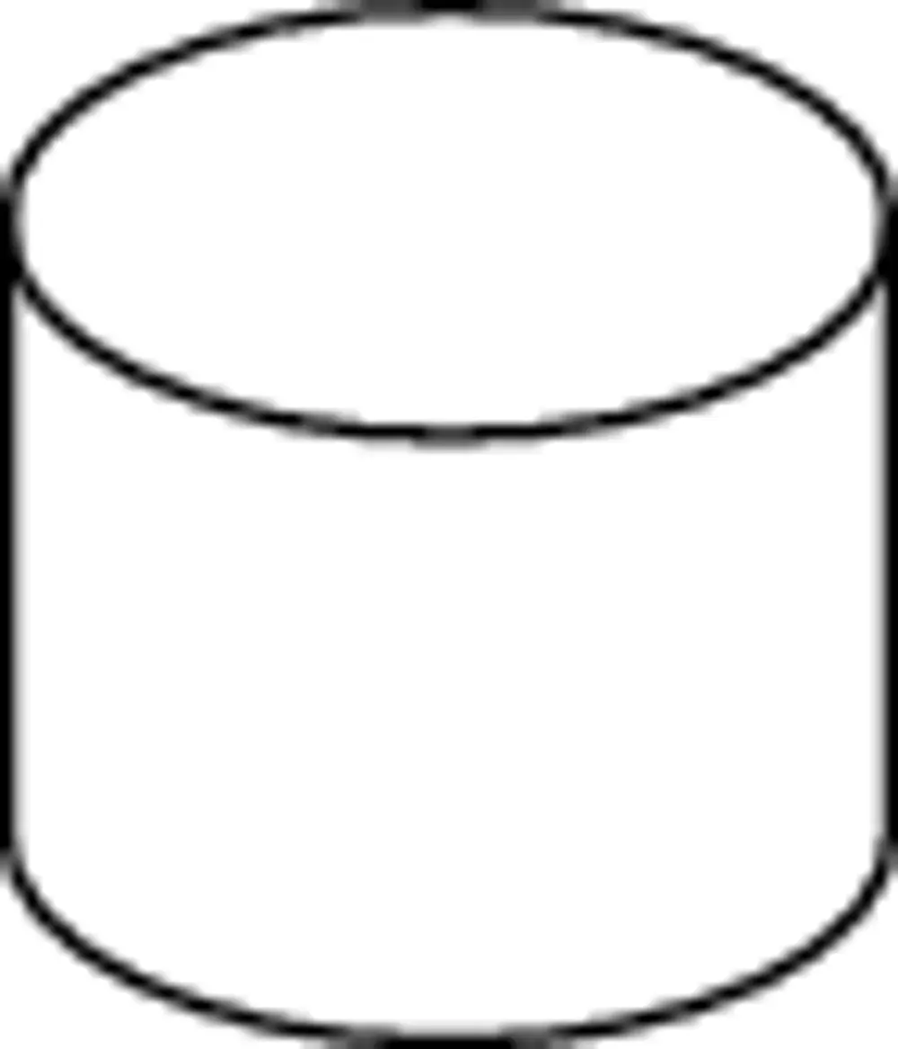 Zylindrisches Zusatzgewicht von TECE, das zur Stabilisierung einer Zugstange dient. Es ist in einem einfachen, funktionalen Design gehalten und hat eine glatte Oberfläche.